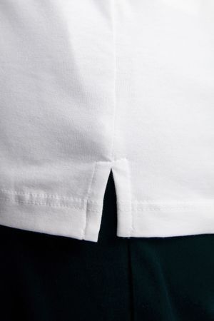 Polo Manga Curta Comfort Malha Básica - Branco
