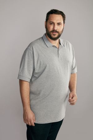 Polo Manga Curta Comfort Malha Básica - Cinza Neblina