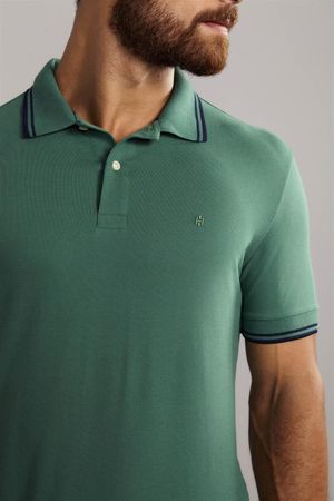 Polo Manga Curta Piquet Básica Slim Fit - Verde Hortelã