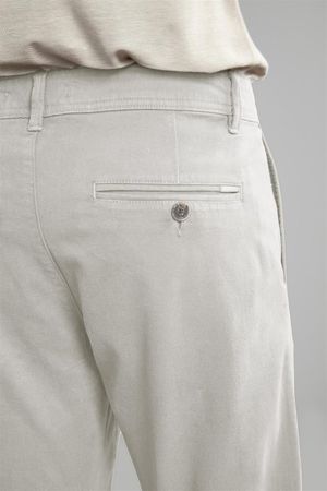 Calça Chino Slim Fit - Bege Areia