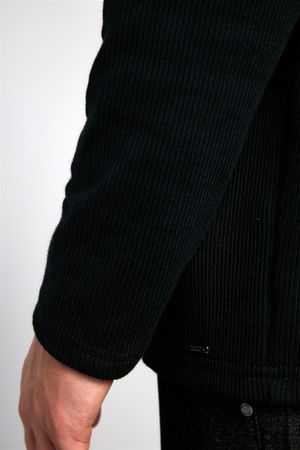 Tricot com Capuz - Preto