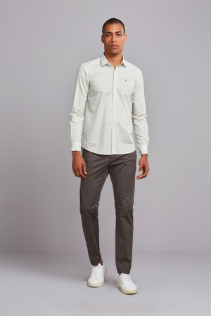 Camisa Manga Longa Comfort - Branco