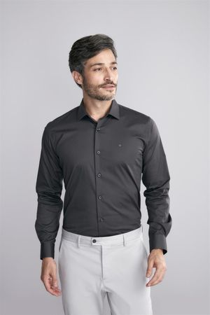 Camisa Comfort - Cinza Onix