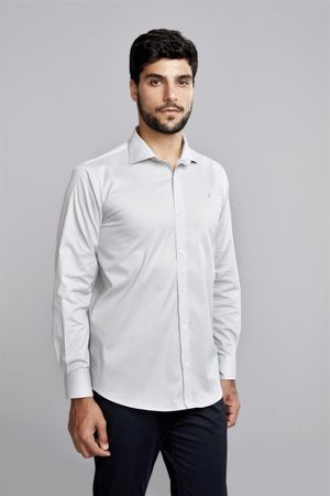 Camisa Comfort - Cinza Claro