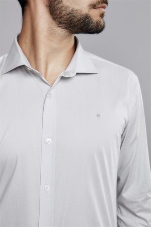 Camisa Comfort - Cinza Claro