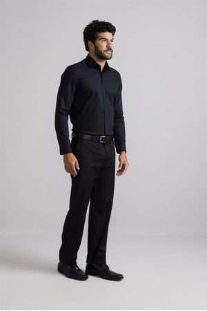 Camisa Social Slim Fit - Preto