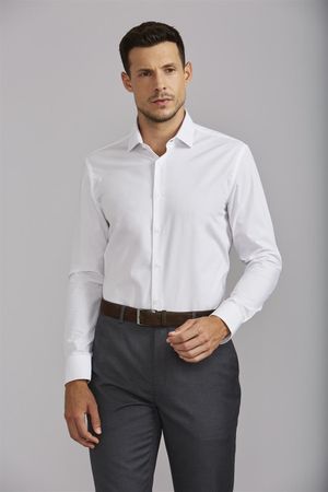 Camisa Social Slim Fit - Branco