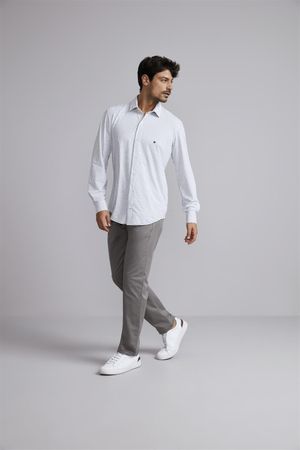 Camisa Tecnocomfy Slim Fit - Branco