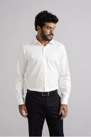 Camisa Comfort Algodão Egípcio - Branco