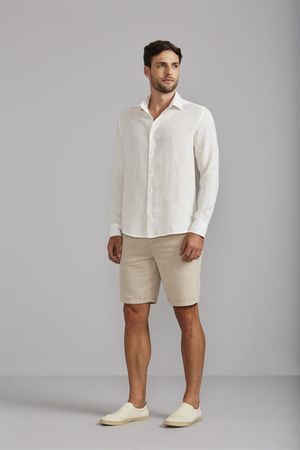 Camisa Comfort Linho - Branco