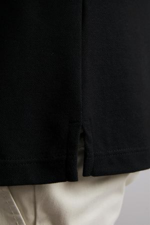 Polo com Zíper Piquet Premium Slim Fit - Preto