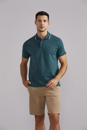 Polo Comfort Malha - Verde Floresta