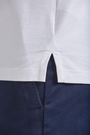 Polo Malha Premium Slim Fit - Branco