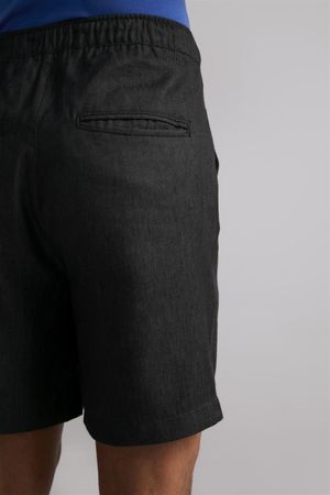 Bermuda Relax Linen Blend - Preto