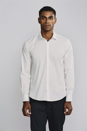 Camisa Slim Fit - Off White