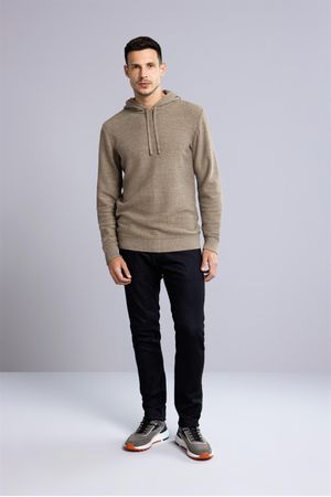 Tricot com Capuz - Khaki