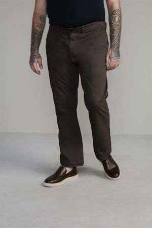Calça Chino Comfort - Marrom Café