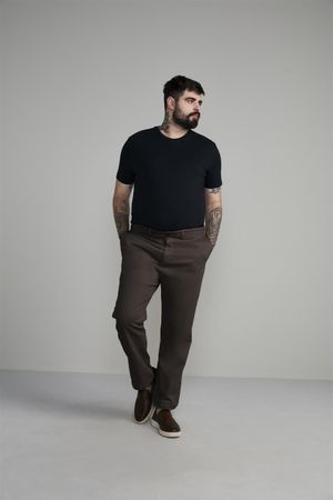 Calça Chino Comfort - Marrom Café