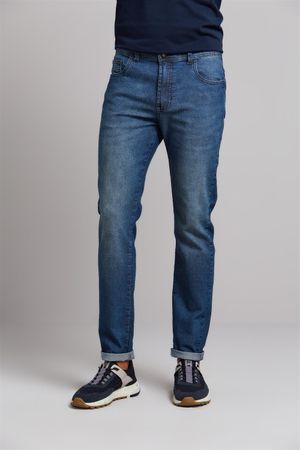Calça Jeans Slim Fit - Lavagem Media