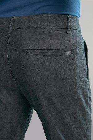 Calça Chino Slim Fit - Cinza Chumbo