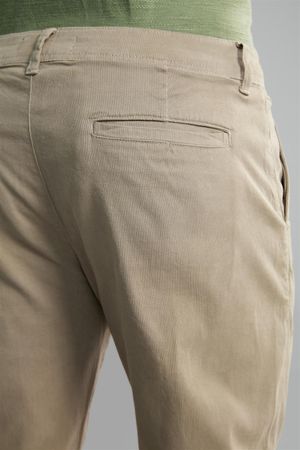 Calça Chino Slim Fit - Bege Fendi