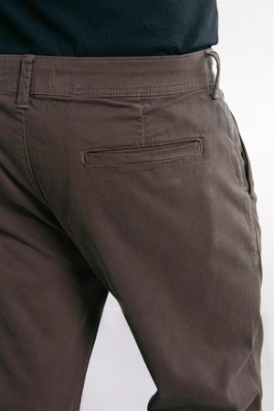 Calça Chino Slim Fit - Cinza Chumbo