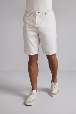 Bermuda Chino Comfort - Bege Areia