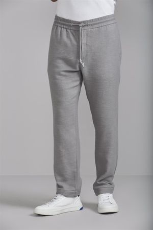 Calça Chino Viscolinho Relax  - Cinza