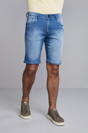 Bermuda Comfort Jeans - Lavagem Média