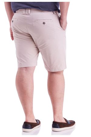 Bermuda Chino Comfort - Bege Areia