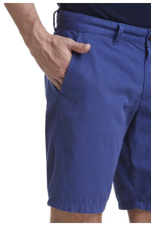 Bermuda Comfort Chino - Azul Carbono