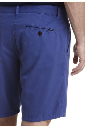 Bermuda Comfort Chino - Azul Carbono