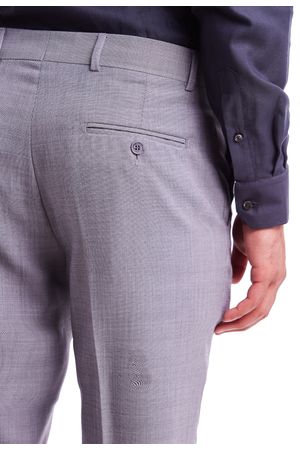 Calça Alfaiataria Slim Fit - Cinza