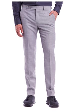 Calça Alfaiataria Slim Fit - Cinza