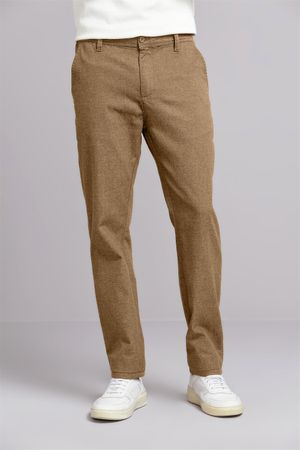 Calça Comfort Chino - Bege Fendi