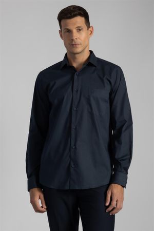 Camisa Comfort - Azul Marinho