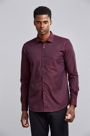 Camisa Comfort - Vermelho Bordô