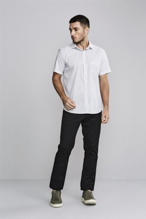Camisa Manga Curta Comfort - Branco