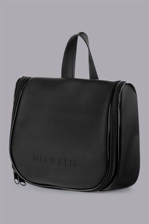 Necessaire de Viagem Couro - Preto