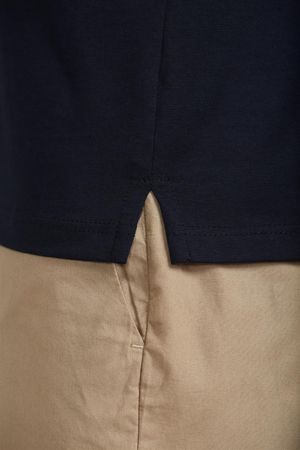 Camisa Polo Premium Comfort Malha - Azul Marinho