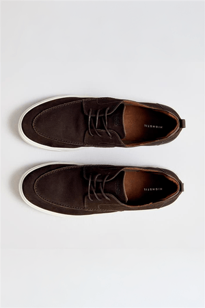 Sapato Casual Couro - Marrom Café
