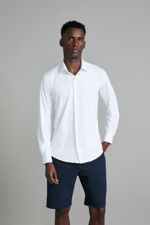 Camisa Tecnocomfy Slim Fit - Branco