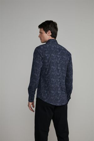 Camisa Tecnocomfy Slim Fit - Preto