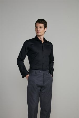 Camisa Social Slim Fit - Preto