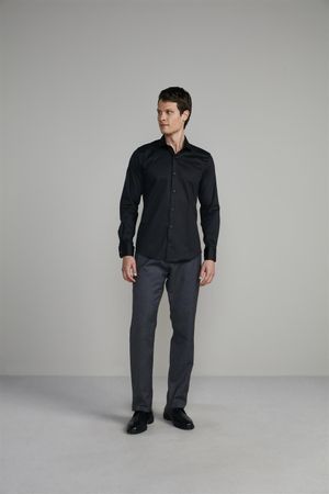 Camisa Social Slim Fit - Preto
