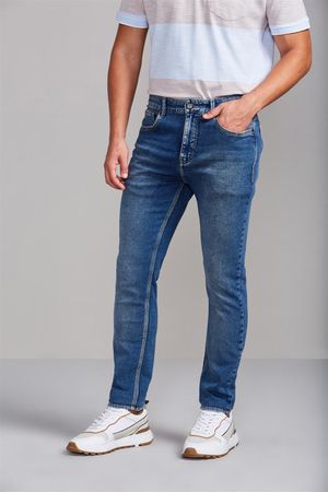 Calça Jeans Skinny - Lavagem Média