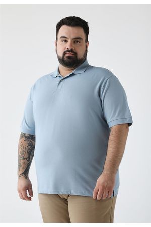 Polo Manga Curta Comfort Piquet - Azul Puro
