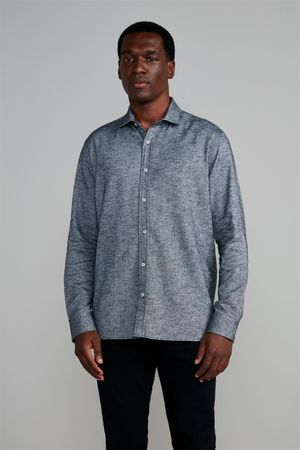 Camisa Flanela  Comfort - Preto