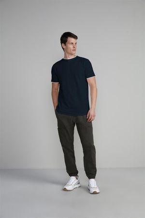 Camiseta Slim Fit - Azul Marinho