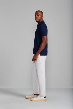 Camisa Polo Piquet Comfort - Azul Marinho
